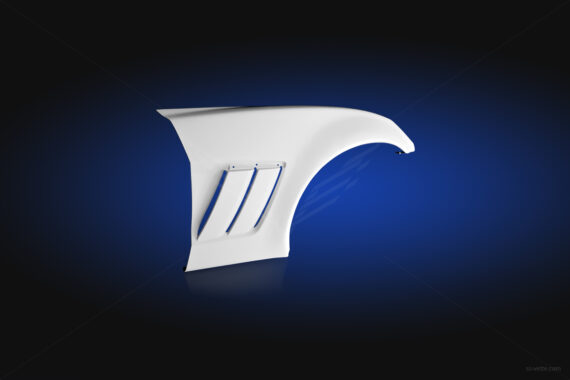 C6 Corvette +1.5″ Extreme Z06/GS/ZR1 Front Fender Conversion Kit