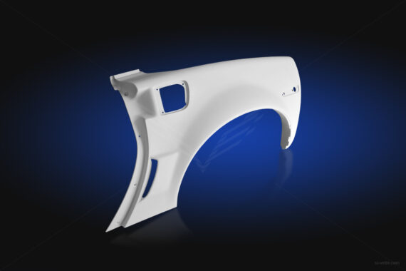 C6 Corvette ZR6X +1.5″ Extreme Rear Quarter Panel Conversion Kit