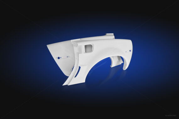 C6 Corvette ZR6X +1.5″ Extreme Rear Quarter Panel Conversion Kit