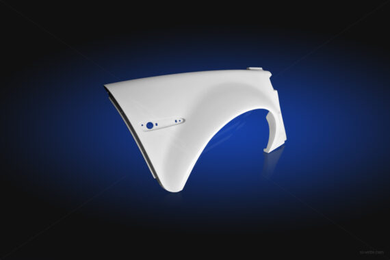 C6 Corvette ZR8X +3″ Extreme Rear Quarter Panels Conversion Kit