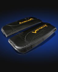 dodge-viper-gen-5-engine-covers-custom-checkerboard-with-2×2-twill-weave-yellow
