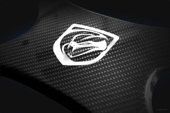 Dodge Viper Gen 5 Engine X-Shaped Cross Brace CF Bright White