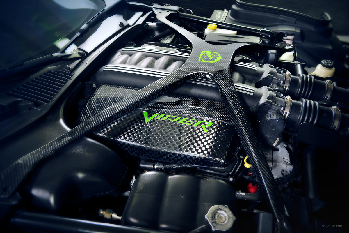 Dodge Viper Gen 5 Engine X-Shaped Cross Brace CF