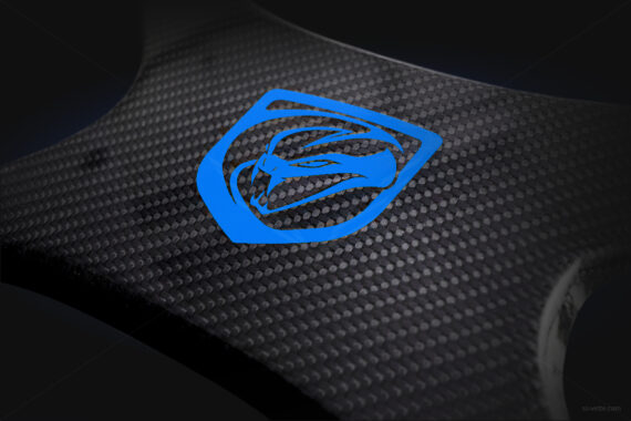 Dodge Viper Gen 5 Engine X-Shaped Cross Brace CF Competition Blue