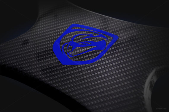 Dodge Viper Gen 5 Engine X-Shaped Cross Brace CF Shadow Blue