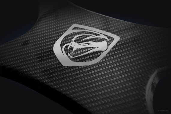 Dodge Viper Gen 5 Engine X-Shaped Cross Brace CF Silver