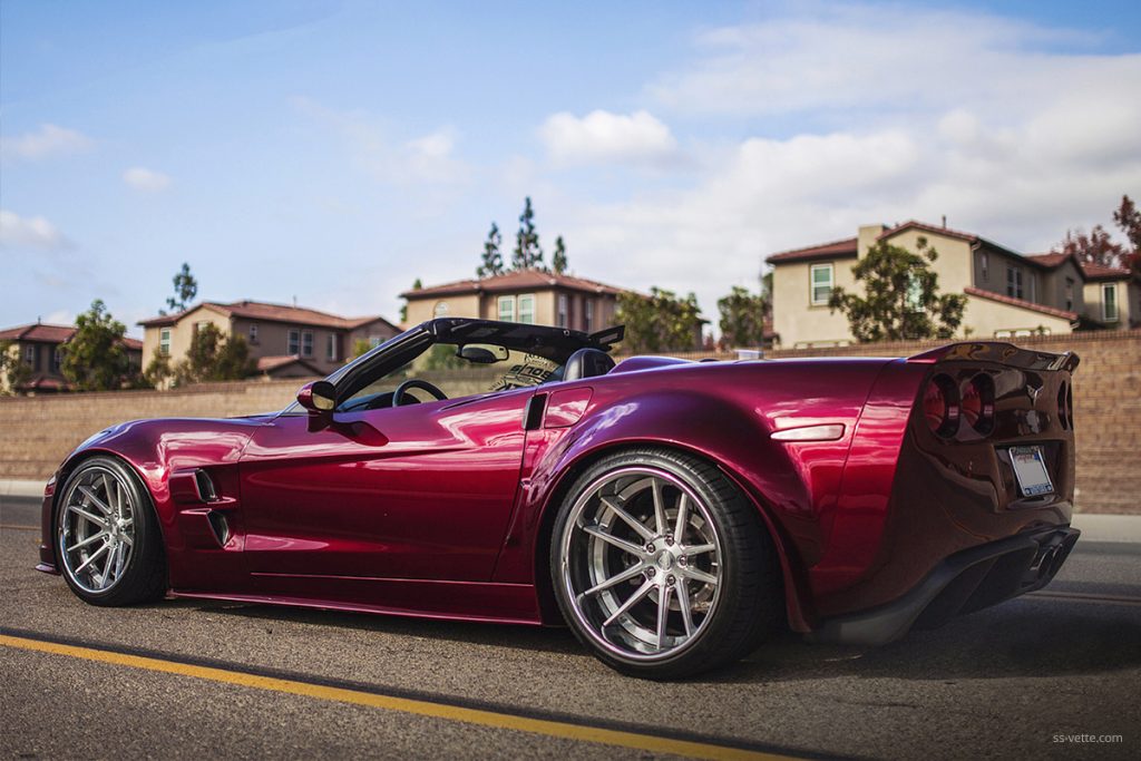 C6 Extreme Rear Diffuser Dual Tips Fiberglass | SS Vette Inc.