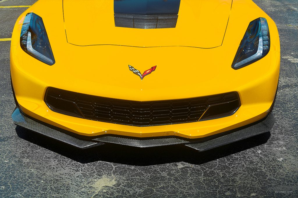 C7 Corvette Extreme Front Splitter | SS Vette Inc.