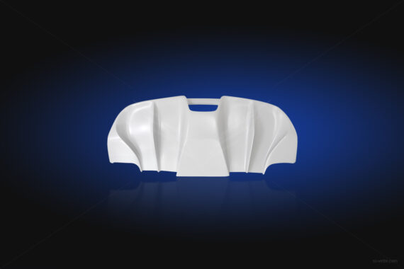 C6 Corvette Extreme Rear Diffuser Dual Tips