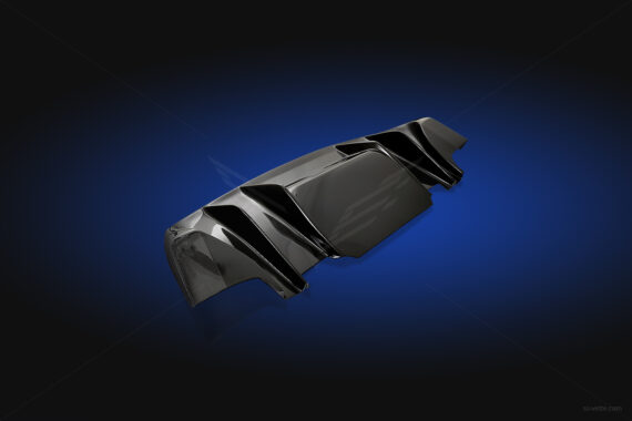 C6 Corvette Extreme Rear Diffuser Quad Tips