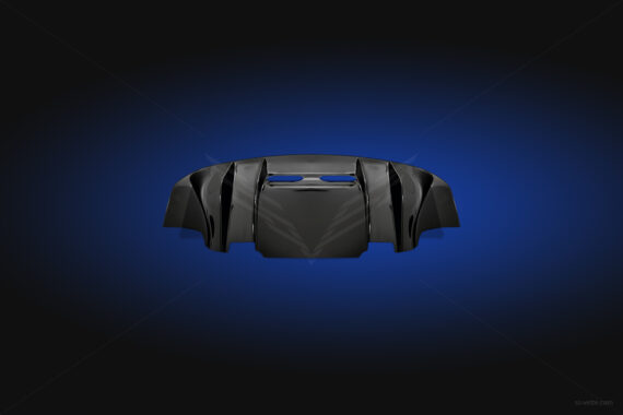 C6 Corvette Extreme Rear Diffuser Quad Tips