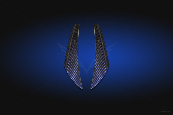Dodge Viper Gen 5 Front Racing Canards CF