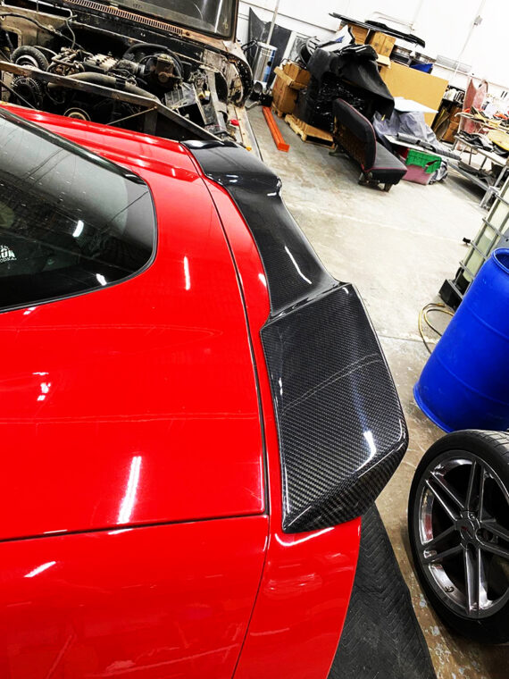 SS Vette ZR1X Rear Spoiler Carbon Fiber 3